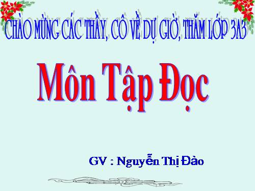 Tuần 10. Thư gửi bà