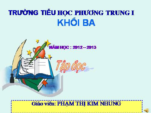 Tuần 10. Thư gửi bà