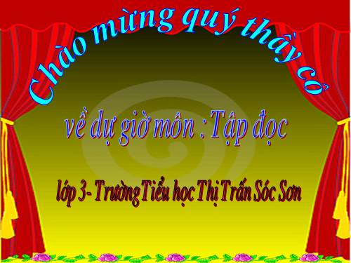 Tuần 31. Bài hát trồng cây