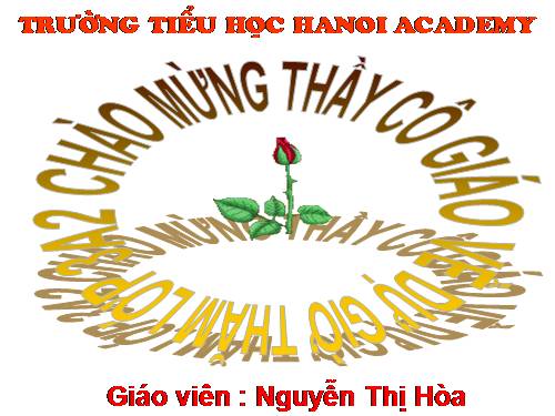 Tuần 31. Bài hát trồng cây