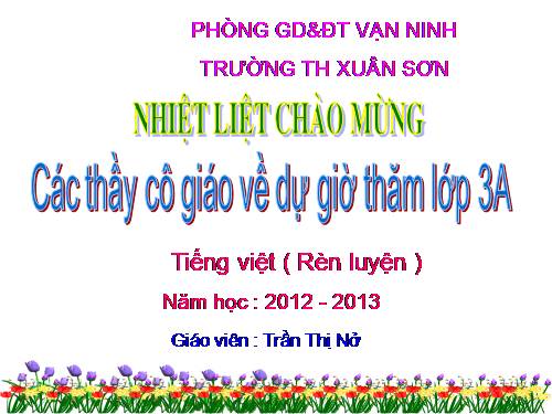 Tuần 8. Các em nhỏ và cụ già