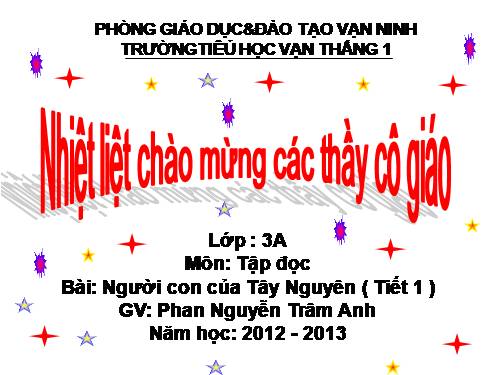 Tuần 13. Người con của Tây Nguyên