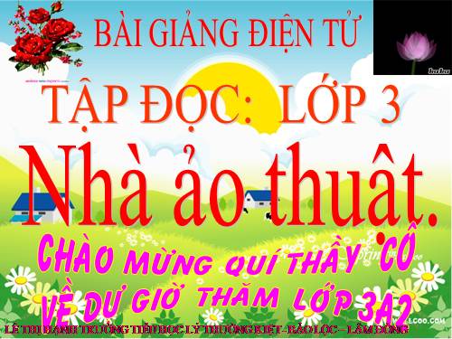 Tuần 23. Nhà ảo thuật