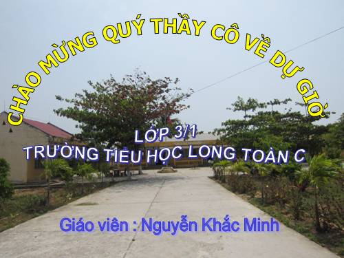 Tuần 29. Buổi học thể dục