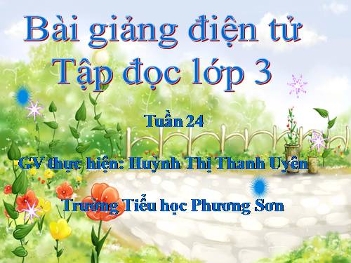 Tuần 24. Tiếng đàn