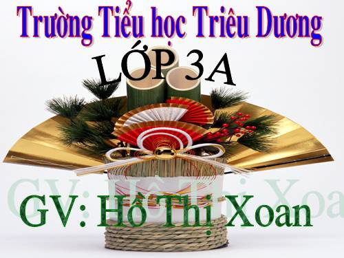 Tuần 17. Mồ Côi xử kiện