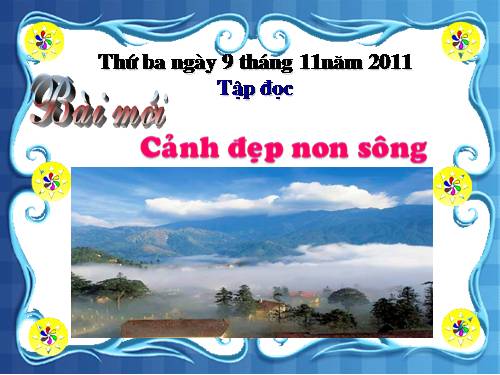 Tuần 12. Cảnh đẹp non sông