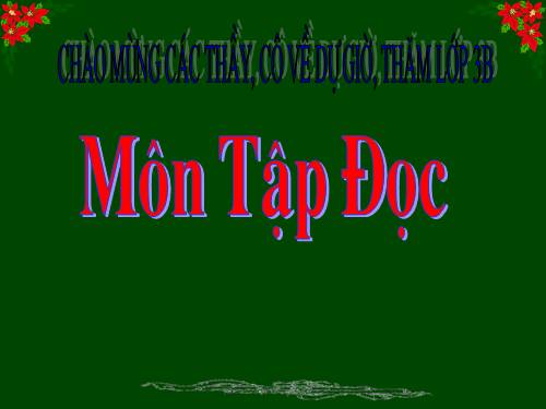 Tuần 10. Thư gửi bà