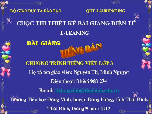 Tuần 24. Tiếng đàn