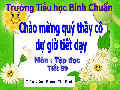 Tuần 33. Mặt trời xanh của tôi