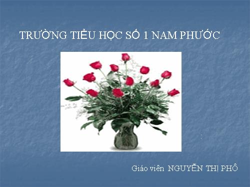 Tuần 8. Các em nhỏ và cụ già