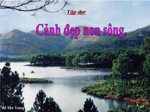 Tuần 12. Cảnh đẹp non sông