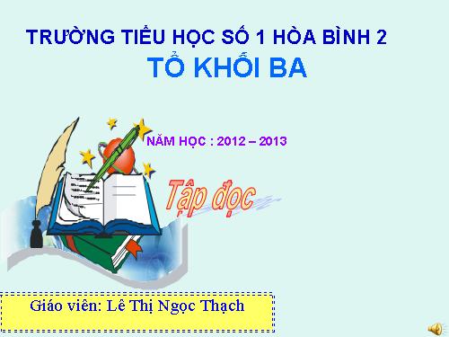 Tuần 10. Thư gửi bà