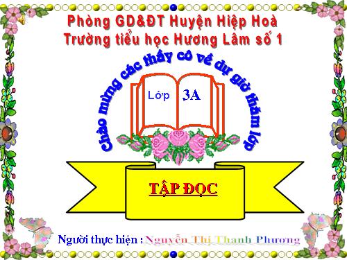 Tuần 8. Tiếng ru