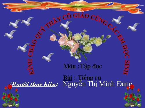 Tuần 8. Tiếng ru