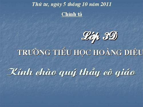 Tuần 6. Nhớ lại buổi đầu đi học