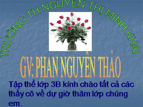 Tuần 8. Các em nhỏ và cụ già