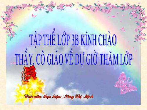 Tuần 30. Một mái nhà chung