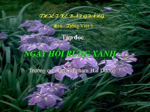 Tuần 25. Ngày hội rừng xanh