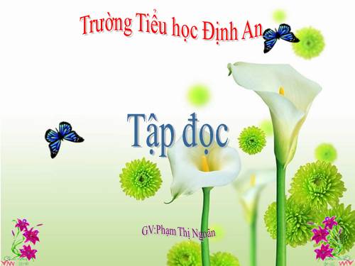 Tuần 8. Tiếng ru