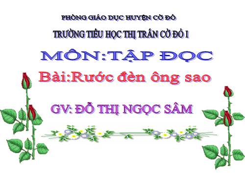 Tuần 26. Rước đèn ông sao