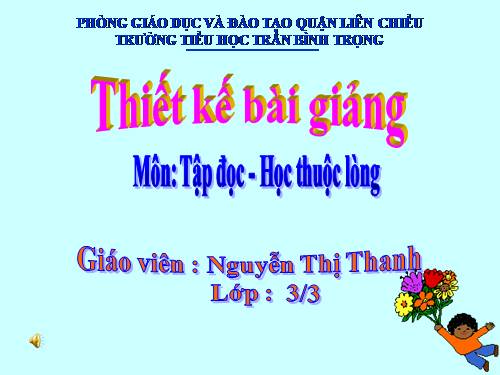 Tuần 21. Bàn tay cô giáo
