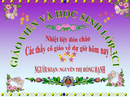 Tuần 28. Cùng vui chơi