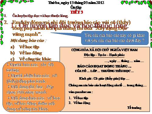 Tuần 27. Ôn tập Giữa Học kì II