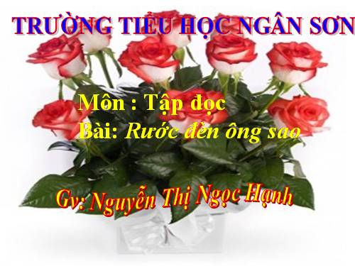 Tuần 26. Rước đèn ông sao