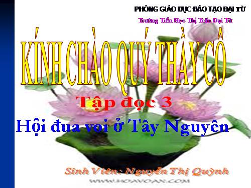 Tuần 25. Hội đua voi ở Tây Nguyên