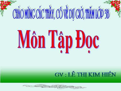 Tuần 10. Thư gửi bà