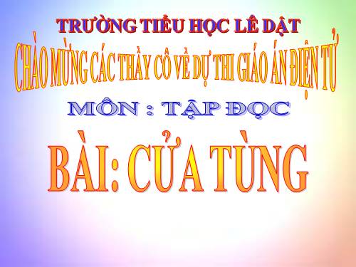 Tuần 13. Cửa Tùng