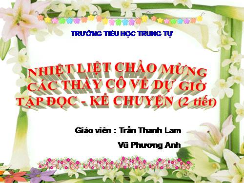 Tuần 8. Các em nhỏ và cụ già