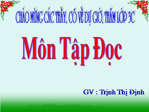 Tuần 10. Thư gửi bà