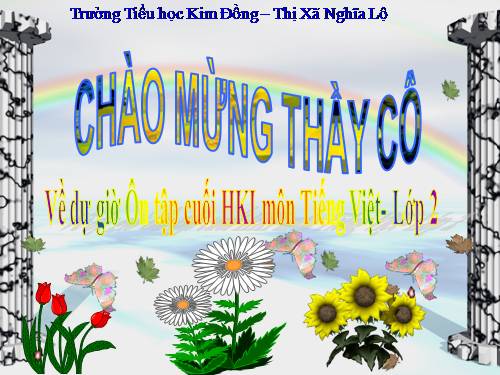 Tuần 35. Ôn tập Cuối Học kì II