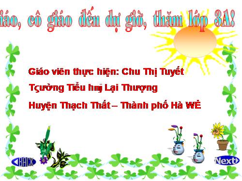 Tuần 8. Tiếng ru