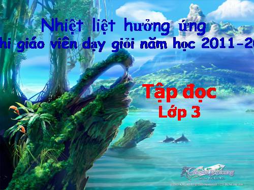 Tuần 8. Tiếng ru