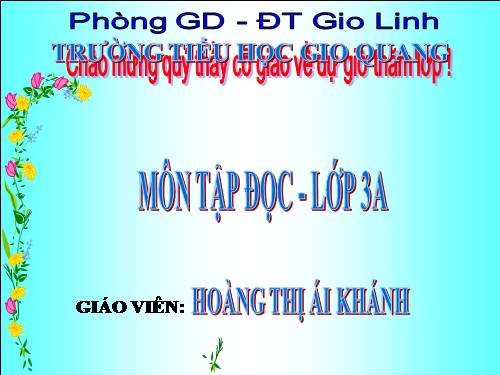 Tuần 6. Nhớ lại buổi đầu đi học