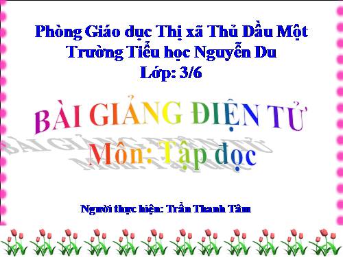 Tuần 6. Nhớ lại buổi đầu đi học