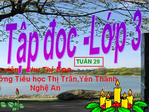 Tuần 29. Buổi học thể dục