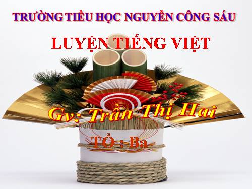 LUYỆN TIÉNG VIỆT 3. TUẦN 28