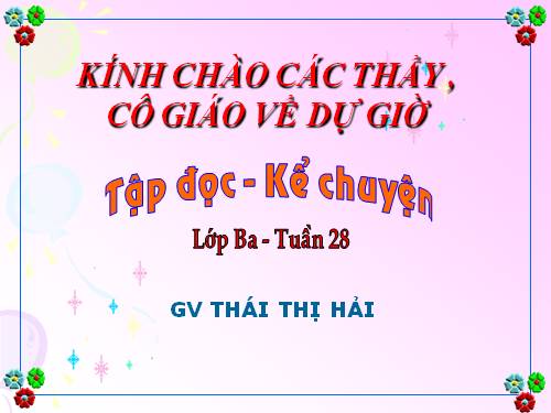 Tuần 28. Cuộc chạy đua trong rừng