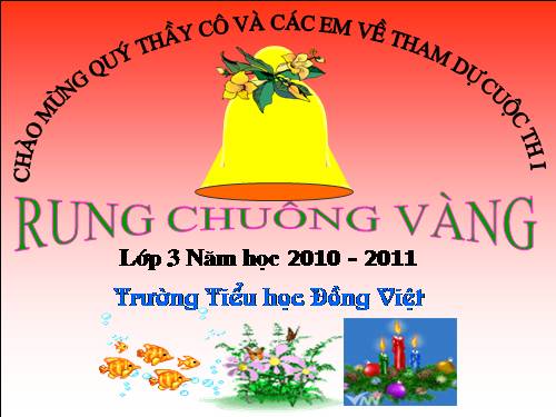 rung chuông vàng lớp 3