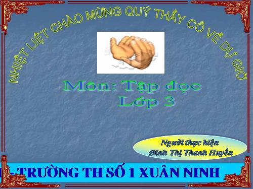 Tuần 30. Một mái nhà chung