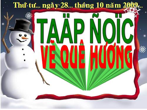 Tuần 11. Vẽ quê hương