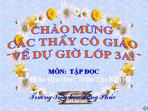 Tuần 33. Cóc kiện Trời