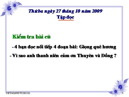 Tuần 10. Thư gửi bà