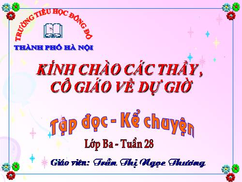 Tuần 28. Cuộc chạy đua trong rừng