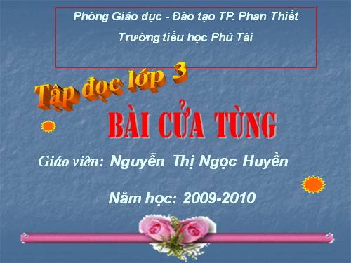 Tuần 13. Cửa Tùng