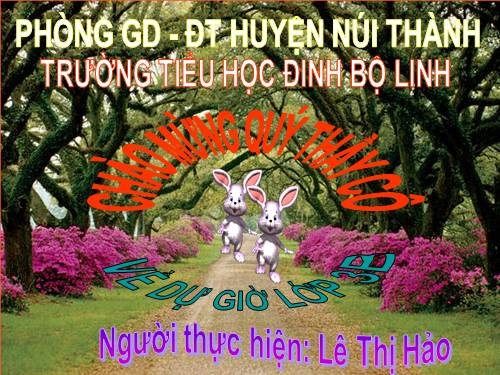 Tuần 31. Bài hát trồng cây